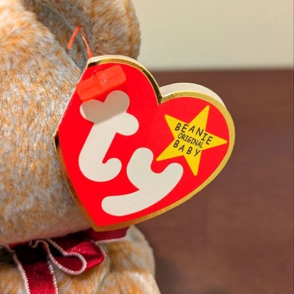 Ty 1999 Signature Bear Beanie Baby - Picture 8 of 11